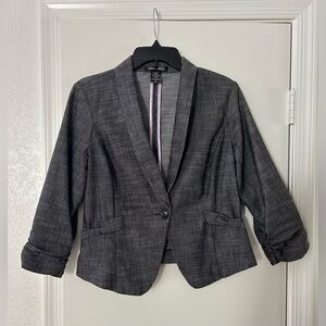 Stooshy Charcoal Gray Women's Blazer